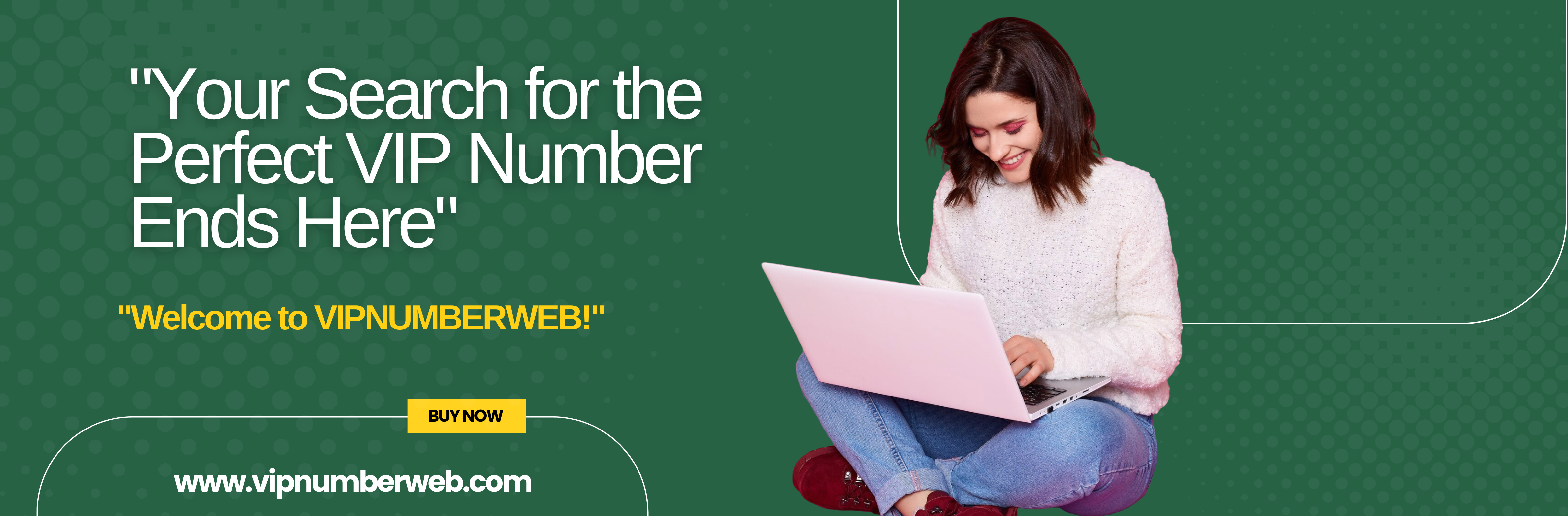 VIP NUMBER WEB - Buy VIP Mobile Numbers Online - Welcome Banner